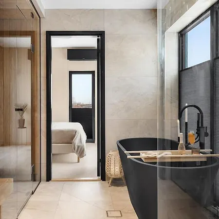 Arctic Aurora With Jacuzzi And Sauna Tatil Evi *