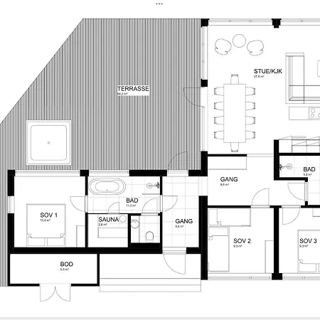 Tatil Evi Arctic Aurora With Jacuzzi And Sauna Lyngværet
