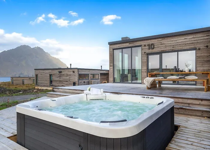 Prázdninový dům Arctic Aurora With Jacuzzi And Sauna Lyngværet